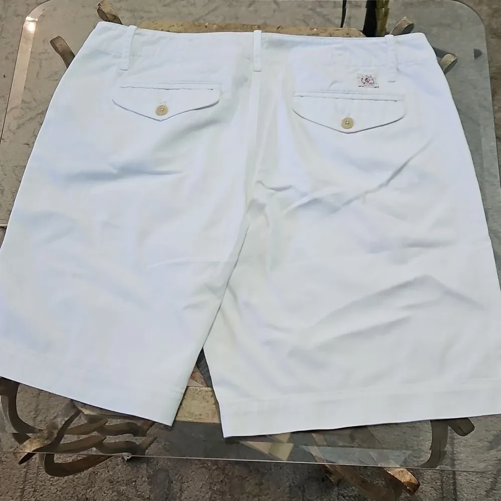 LRL Lauren Jeans Women's White Shorts Size 12